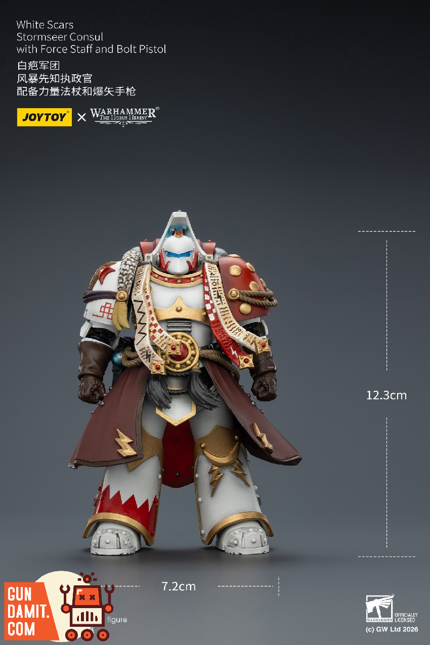 JoyToy Stormseer Consul Warhammer 40K - view 21 JT03585 JoyToy White Scars Stormseer Consul 1/18 - view 21