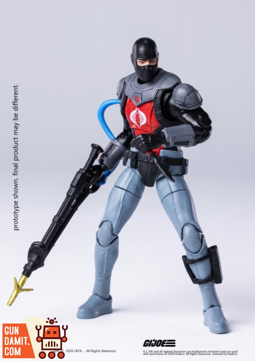 EMG0458 G.I.Joe Venom Eel - side view Hiya Toys EMG0458 G.I.Joe Venom Eel - side view
