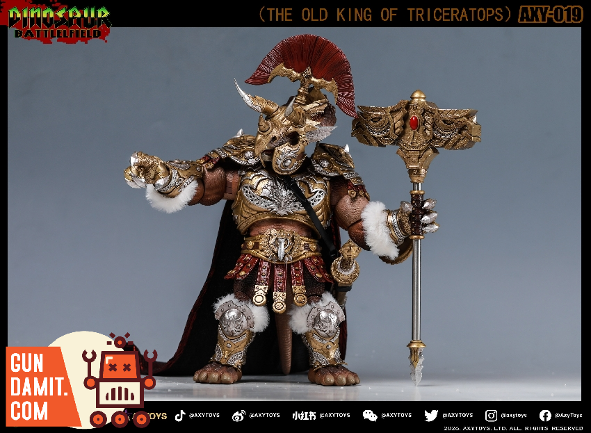 Axytoys Triceratops Deluxe Set - view 10 AXY-018019 Axytoys Triceratops Kings 1/12 Set - view 10