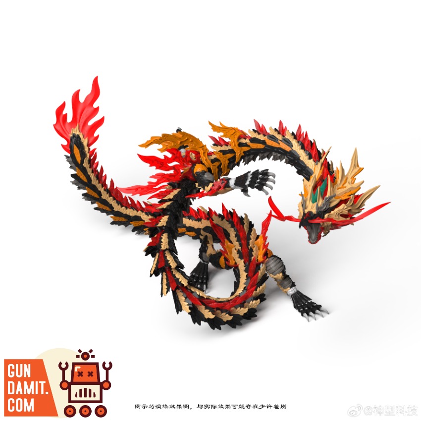 ShenX ZL-0005 Black Dragon King Model Kit - detail view ShenX ZL-0005 Black Dragon King Model Kit - detail view