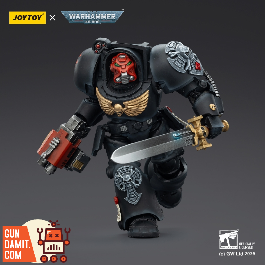 JT03097 Black Templars Terminator 1 - back view JoyToy JT03097 Black Templars Terminator 1 - back view