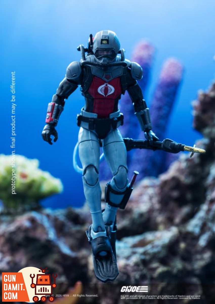 EMG0458 G.I.Joe Venom Eel - view 8 Hiya Toys EMG0458 G.I.Joe Venom Eel - view 8