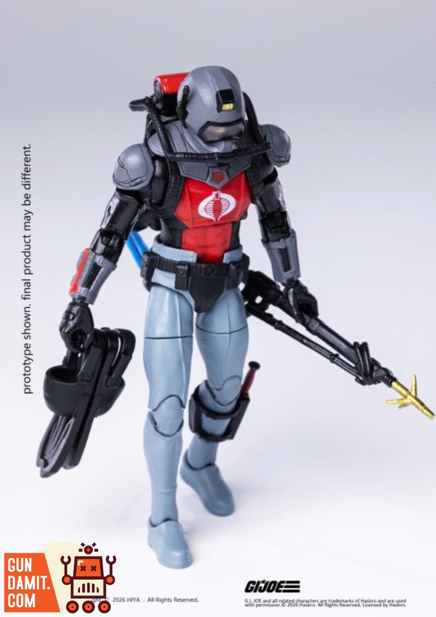 EMG0458 G.I.Joe Venom Eel - back view Hiya Toys EMG0458 G.I.Joe Venom Eel - back view