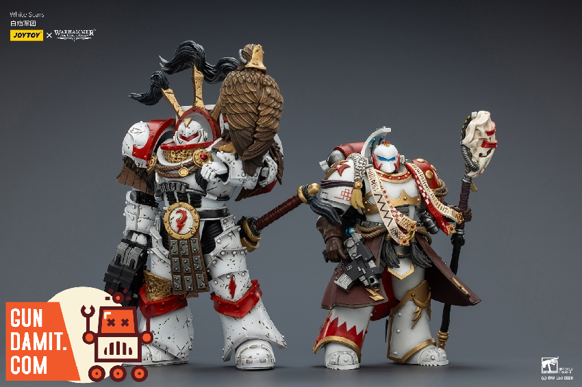 JoyToy Stormseer Consul Warhammer 40K - view 23 JT03585 JoyToy White Scars Stormseer Consul 1/18 - view 23