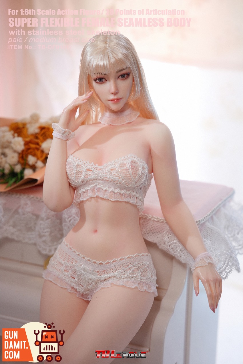 TBLeague TB-DF01H Female Body - view 10 TB-DF01H TBLeague Female Body Pale Skin 1/6 - view 10