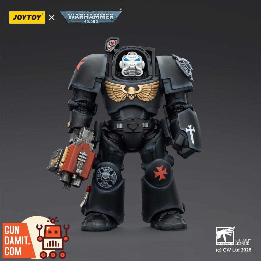 JT03103 Black Templars Terminator 2 - front view JoyToy JT03103 Black Templars Terminator 2 - front view