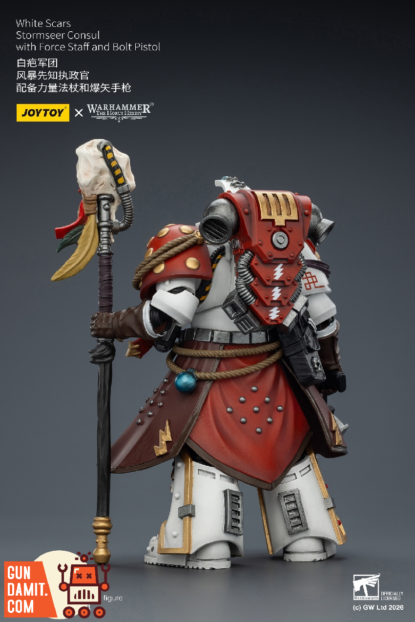 JoyToy Stormseer Consul Warhammer 40K - view 15 JT03585 JoyToy White Scars Stormseer Consul 1/18 - view 15