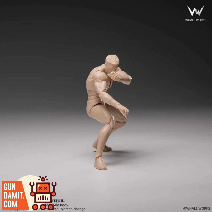 WW03A Male Body Fair Skin - view 16 Whale Works WW03A Male Body Fair Skin - view 16