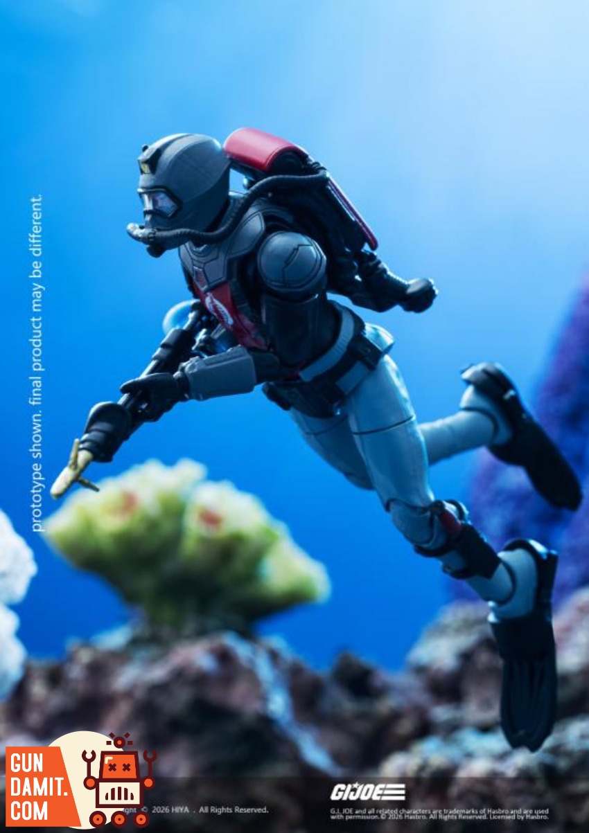 EMG0458 G.I.Joe Venom Eel - view 7 Hiya Toys EMG0458 G.I.Joe Venom Eel - view 7