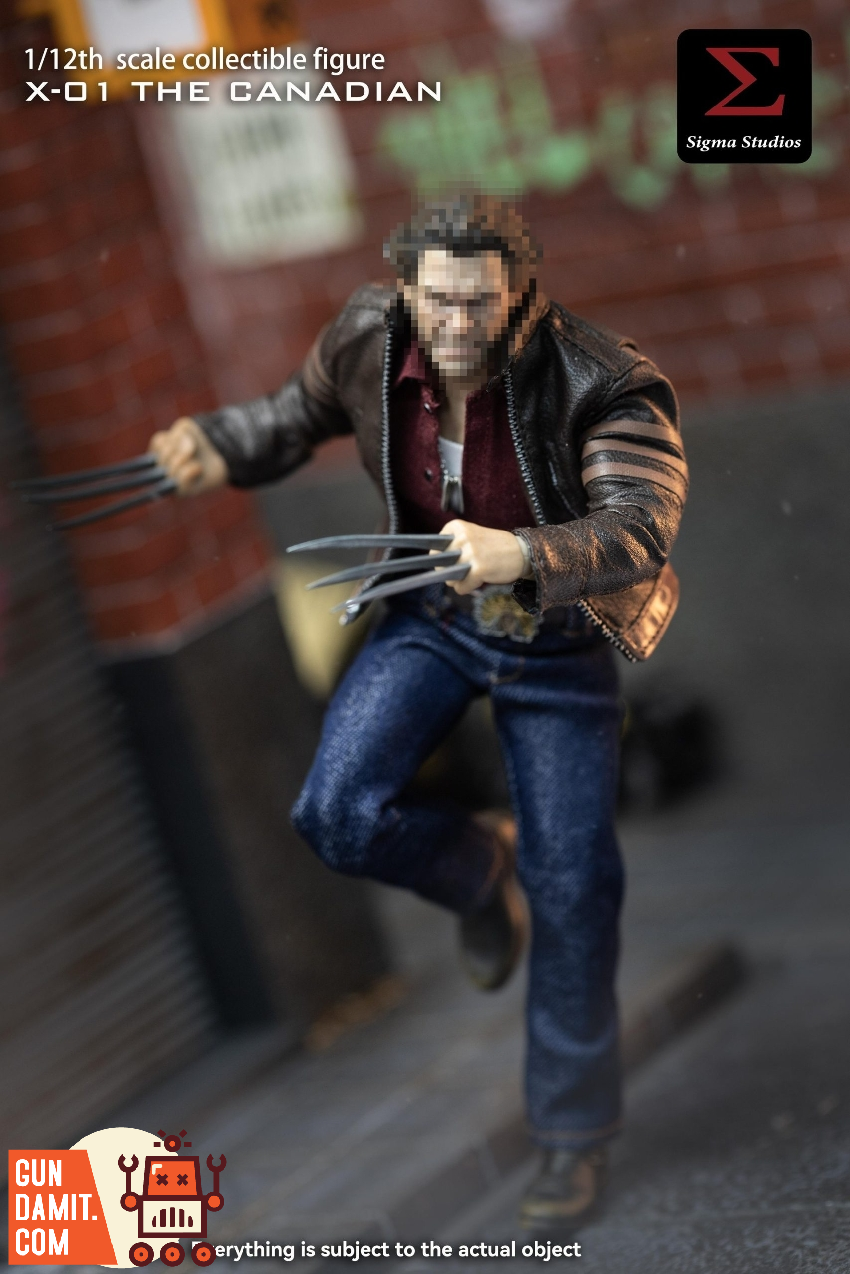 Sigma Toys X-01 The Canadian 1/12 Action Figure - pose 1 Sigma Toys X-01 The Canadian 1/12 Action Figure - pose 1