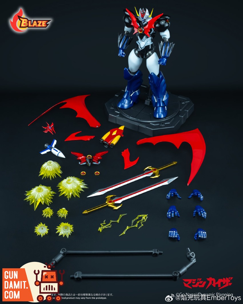 Mazinger Kaiser - close-up detail Ember Toys Mazinger Kaiser Emperor - close-up detail