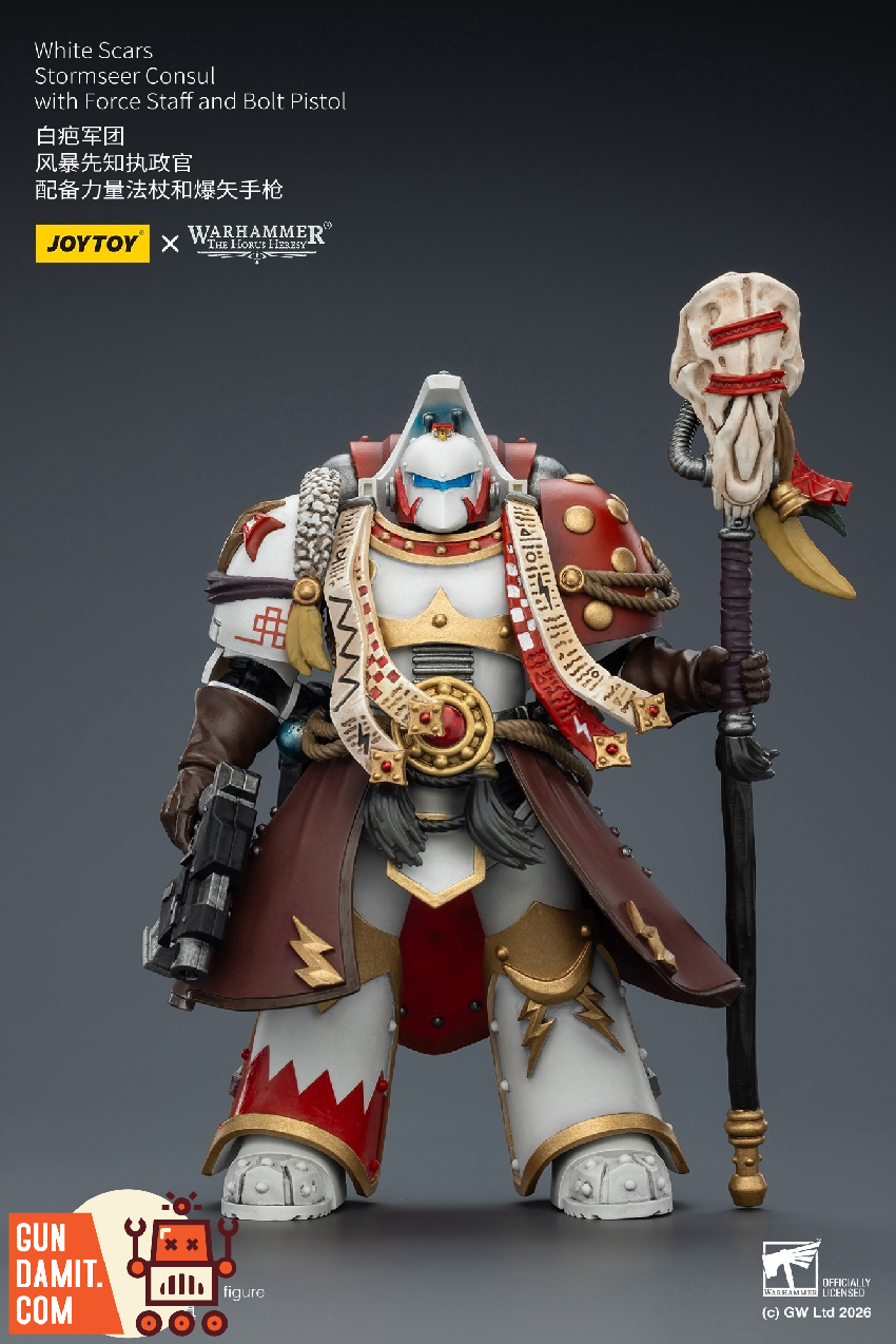 JoyToy Stormseer Consul Warhammer 40K - view 13 JT03585 JoyToy White Scars Stormseer Consul 1/18 - view 13