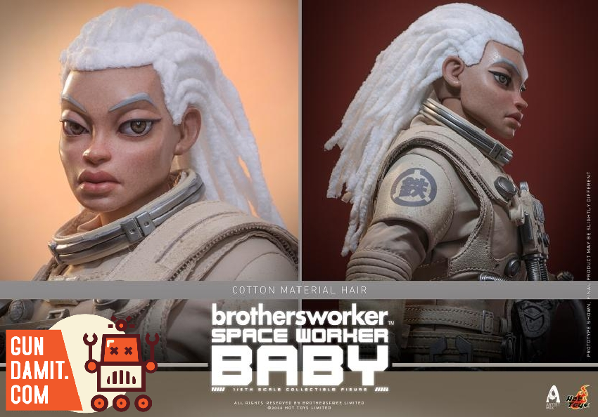 Hot Toys AMC040 Space Worker Baby Brothersfree 1/6 - full set 2 Hot Toys AMC040 Space Worker Baby Brothersfree 1/6 - full set 2