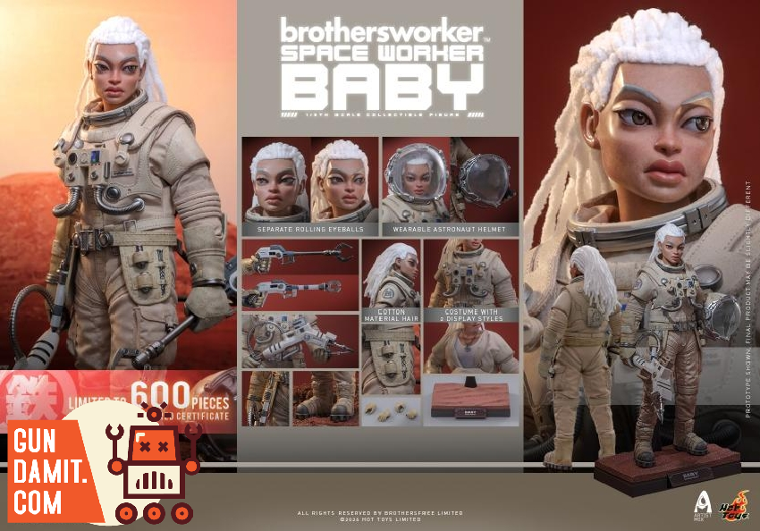 Hot Toys AMC040 Space Worker Baby Brothersfree 1/6 - accessories 1 Hot Toys AMC040 Space Worker Baby Brothersfree 1/6 - accessories 1
