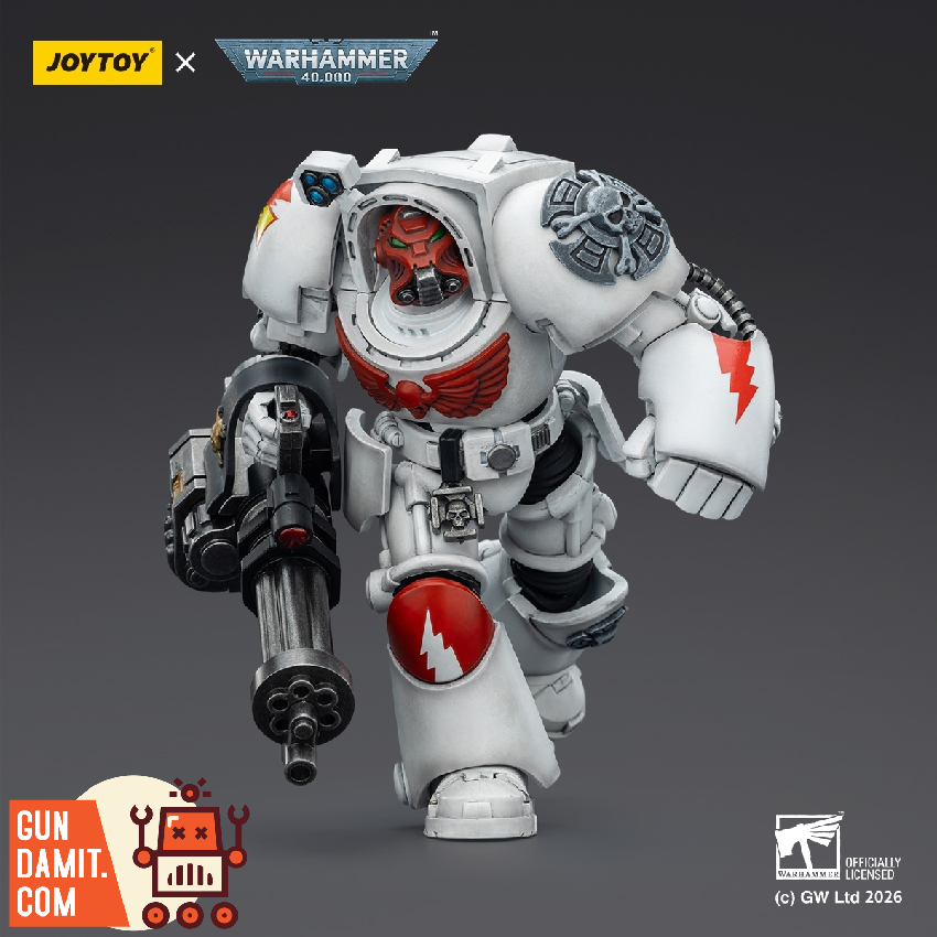 JT03202 White Scars Terminator 3 - close-up detail JoyToy JT03202 White Scars Terminator 3 - close-up detail
