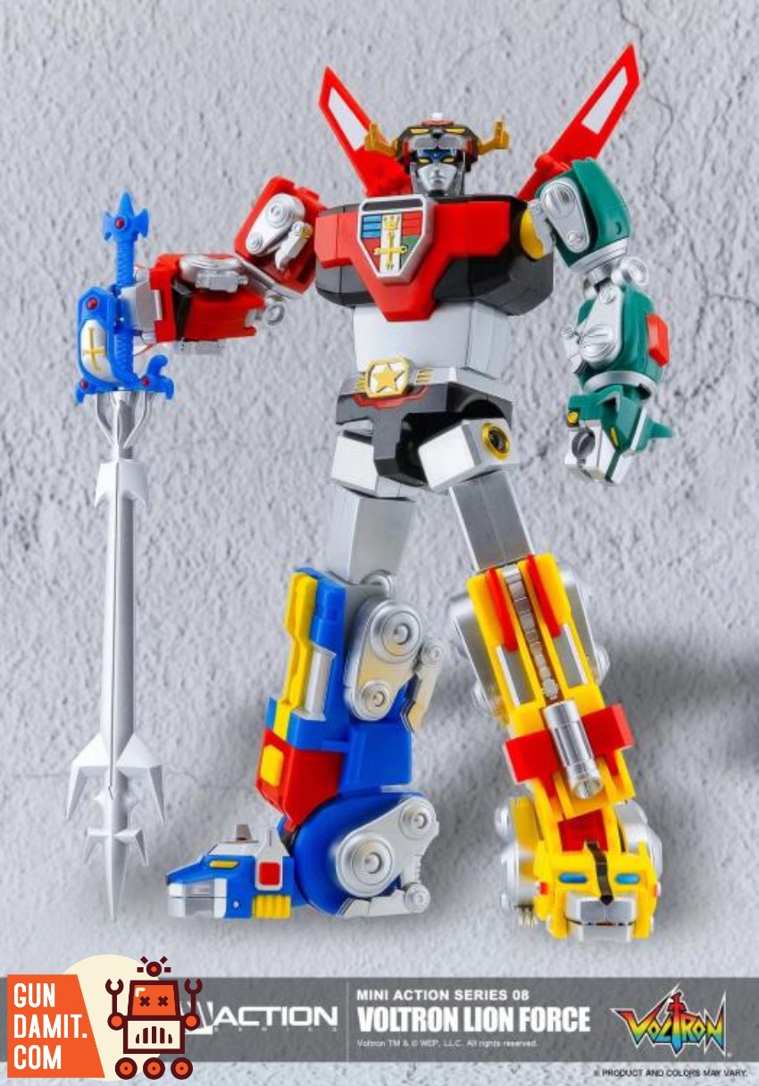Action Toys Voltron Beast King GoLion full body with sword and logo Action Toys Voltron Beast King GoLion full body with sword and logo