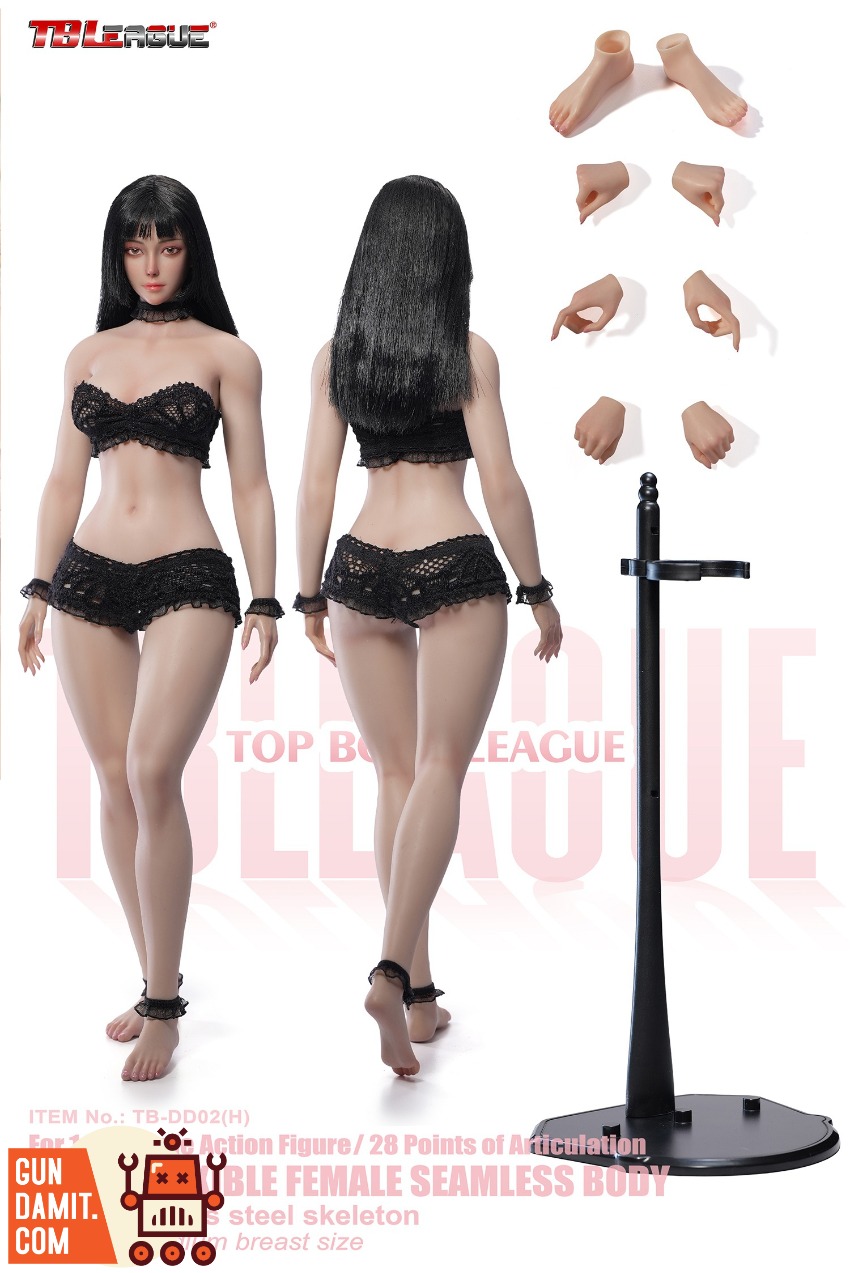 TBLeague TB-DD02H Female Body - view 5 TB-DD02H TBLeague Female Body Suntan Skin 1/6 - view 5