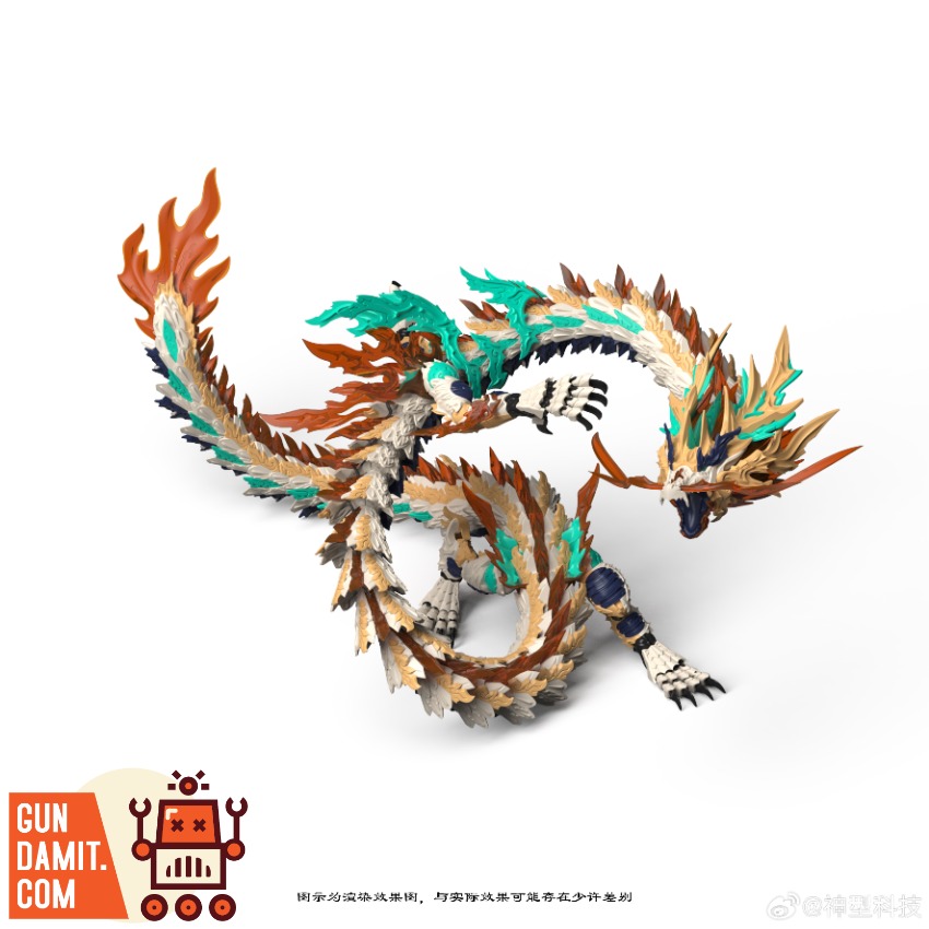 ShenX ZL-0003 Primal Dragon King Model Kit - detail view ShenX ZL-0003 Primal Dragon King Model Kit - detail view