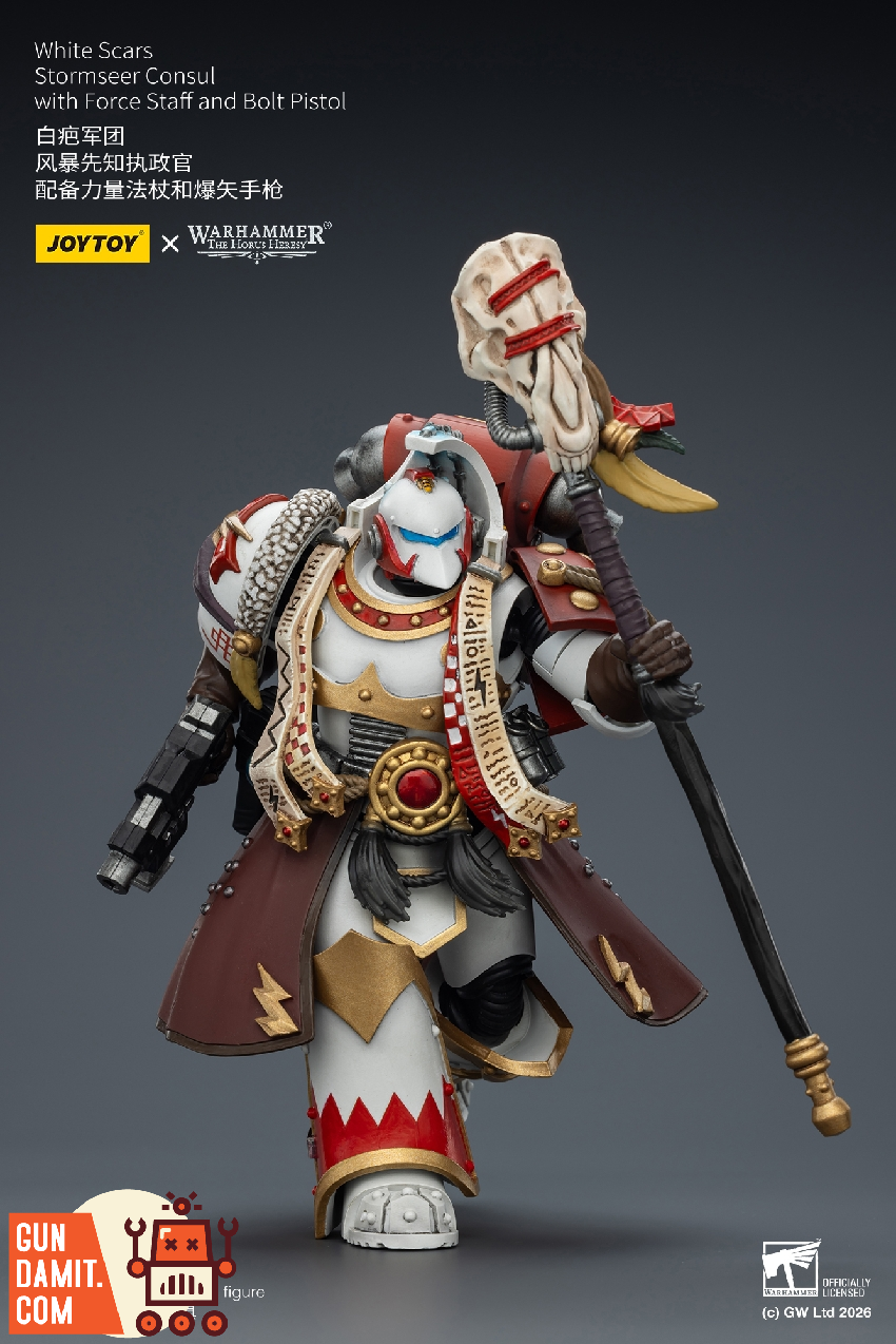 JoyToy Stormseer Consul Warhammer 40K - view 17 JT03585 JoyToy White Scars Stormseer Consul 1/18 - view 17