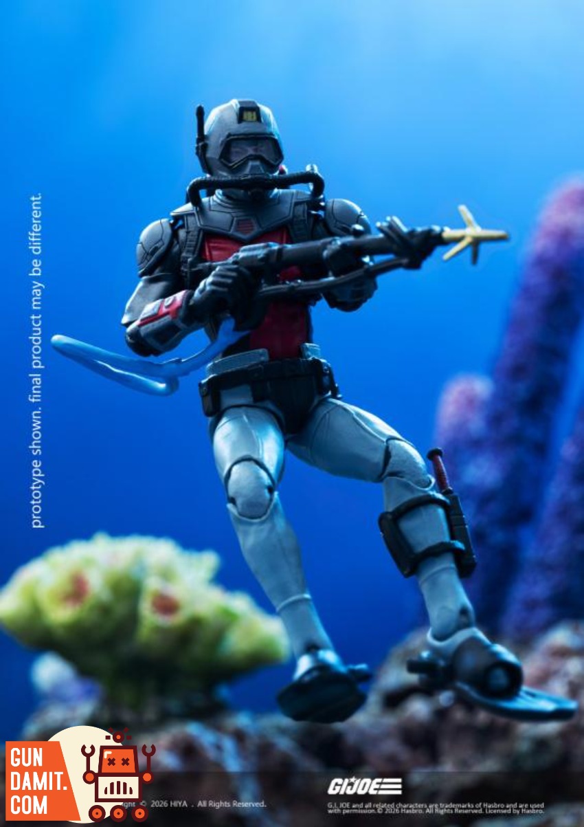 EMG0458 G.I.Joe Venom Eel - view 5 Hiya Toys EMG0458 G.I.Joe Venom Eel - view 5