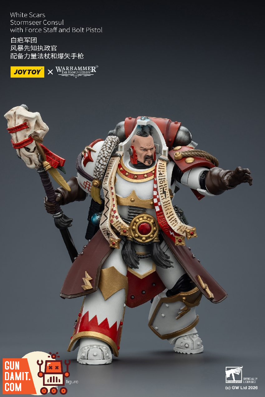 JoyToy Stormseer Consul Warhammer 40K - view 19 JT03585 JoyToy White Scars Stormseer Consul 1/18 - view 19