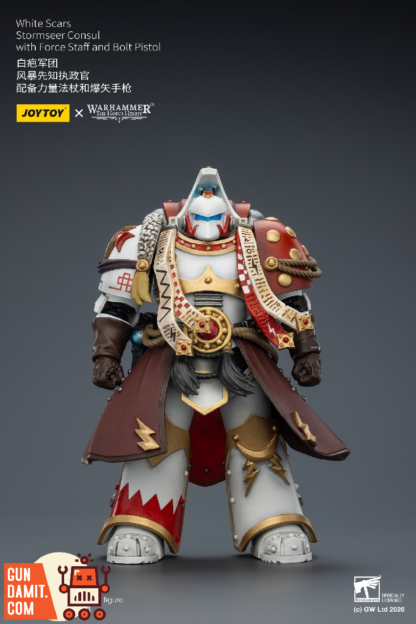 JoyToy Stormseer Consul Warhammer 40K - view 12 JT03585 JoyToy White Scars Stormseer Consul 1/18 - view 12