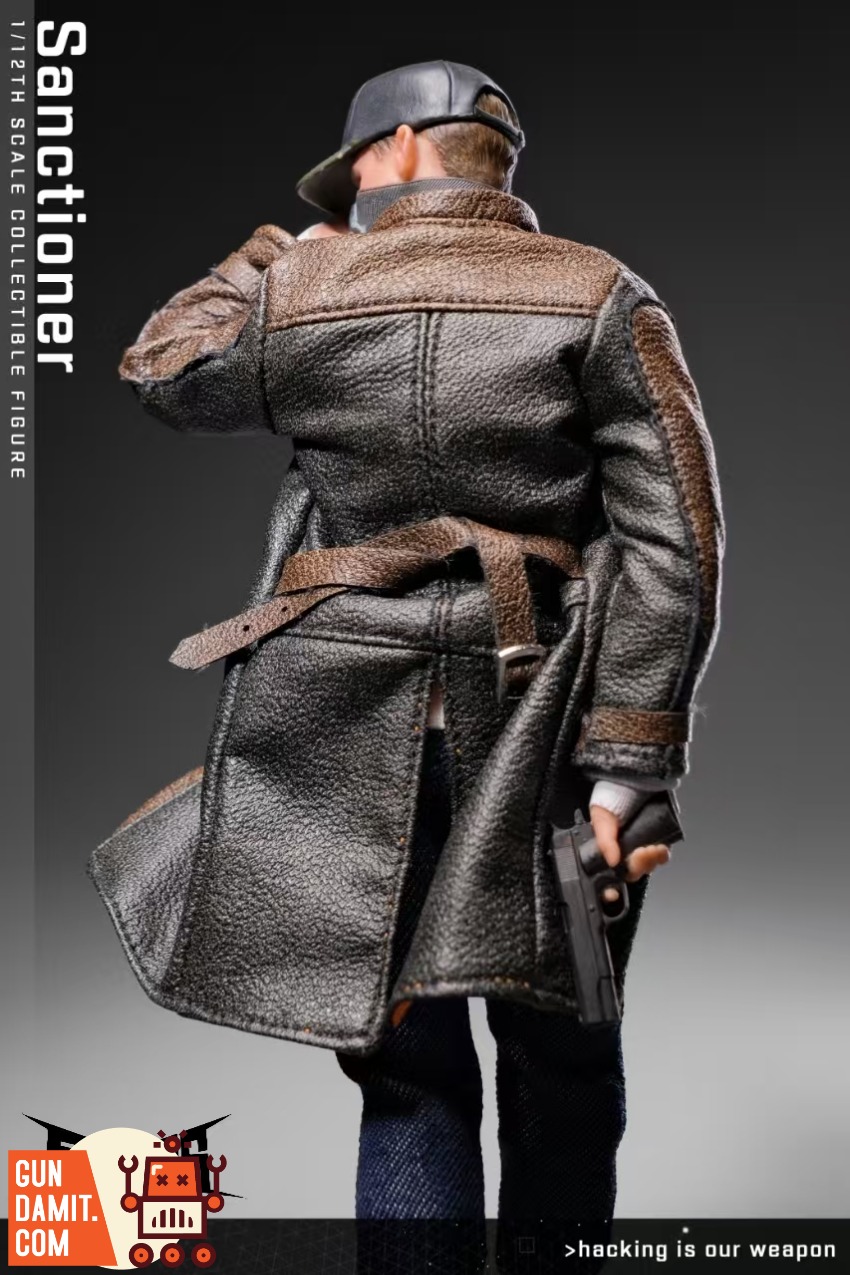 555toys Aiden Pearce Watch Dogs Figure - view 6 555T-PEARCE 555toys Watch Dogs Aiden Pearce 1/12 - view 6