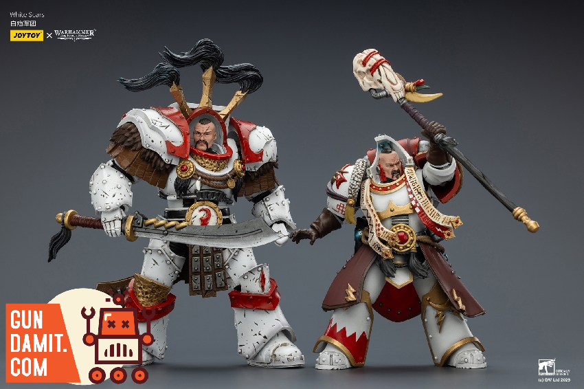JoyToy Stormseer Consul Warhammer 40K - view 22 JT03585 JoyToy White Scars Stormseer Consul 1/18 - view 22