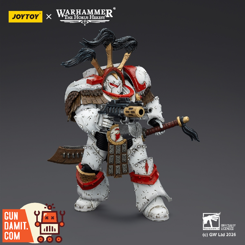 JoyToy White Scars Praetor Warhammer 40K - back view JT03486 JoyToy White Scars Praetor Terminator 1/18 - back view