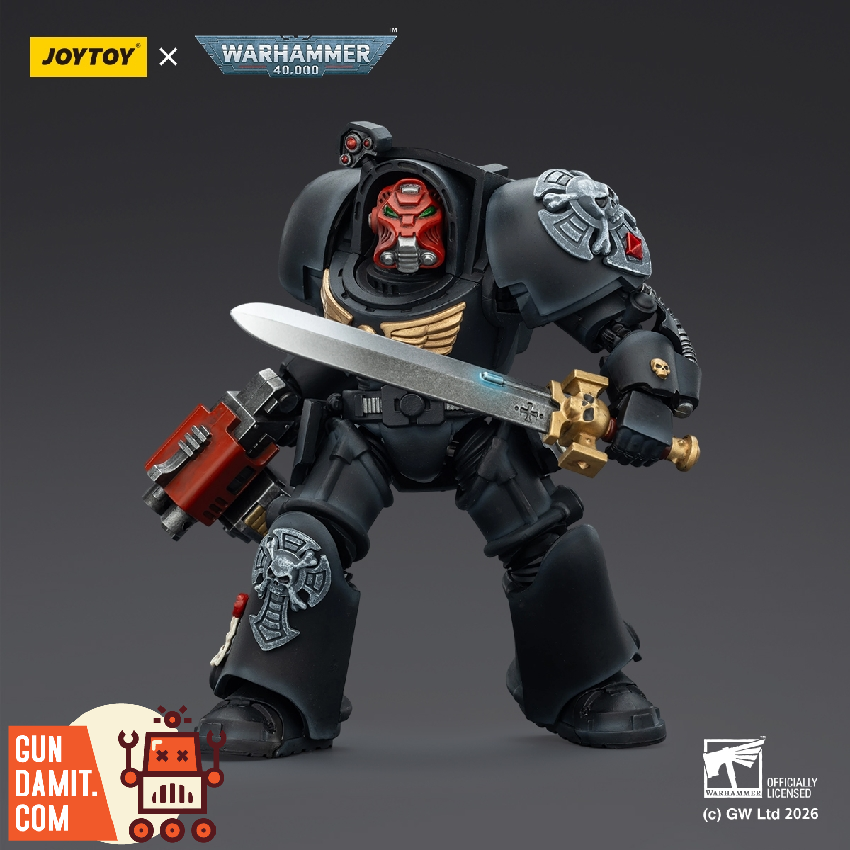 JT03097 Black Templars Terminator 1 - close-up detail JoyToy JT03097 Black Templars Terminator 1 - close-up detail