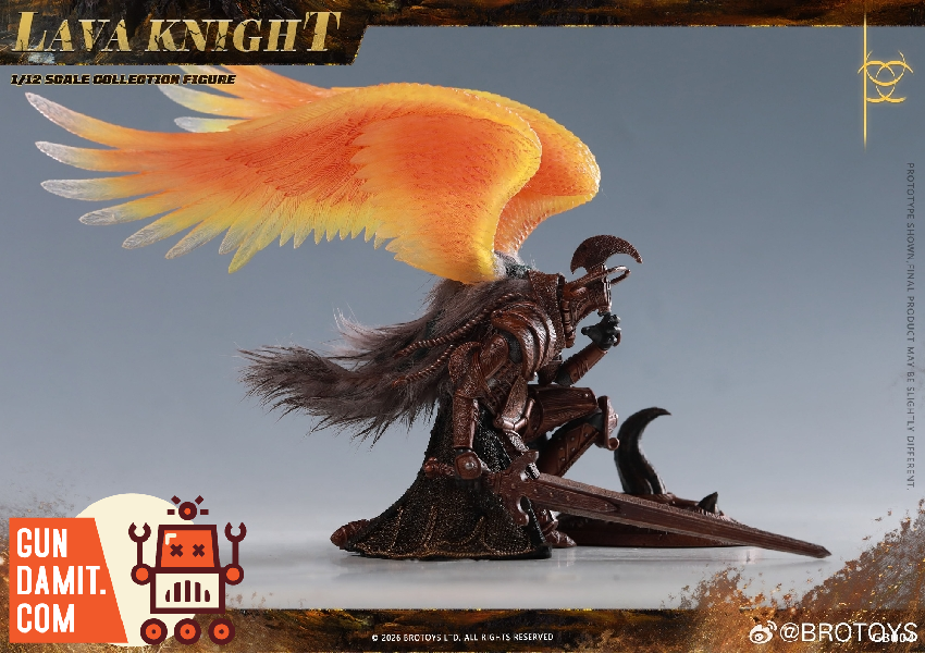 Lava Knight - side view BroToys GB004 Lava Knight - side view