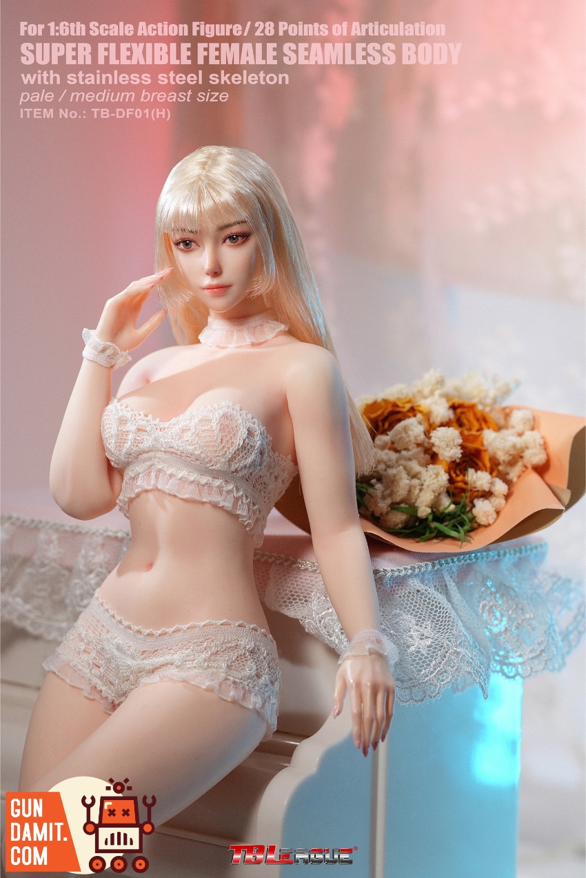 TBLeague TB-DF01H Female Body - view 14 TB-DF01H TBLeague Female Body Pale Skin 1/6 - view 14