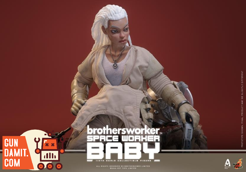 Hot Toys AMC040 Space Worker Baby Brothersfree 1/6 - back Hot Toys AMC040 Space Worker Baby Brothersfree 1/6 - back