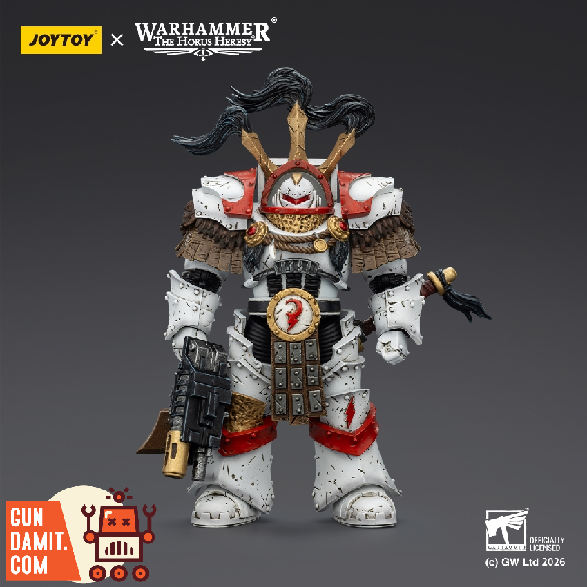 JoyToy White Scars Praetor Warhammer 40K - front view JT03486 JoyToy White Scars Praetor Terminator 1/18 - front view