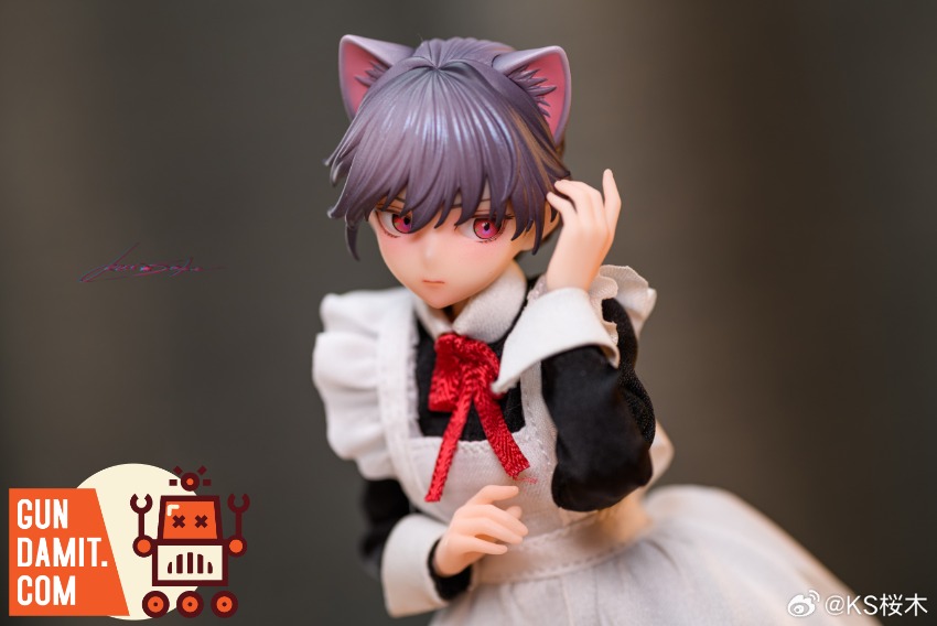 HASUKI PA010 Musketeer Fikizi 1/12 figure close-up with cat ears and maid outfit HASUKI PA010 Musketeer Fikizi 1/12 figure close-up with cat ears and maid outfit