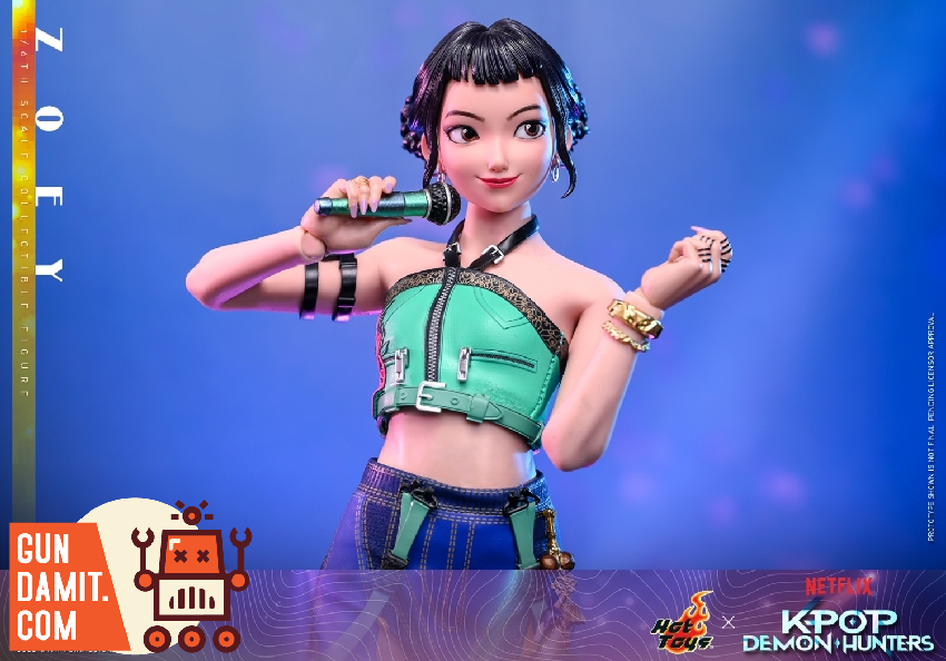 TMS178 Zoey - front view Hot Toys TMS178 KPop Demon Hunters Zoey - front view