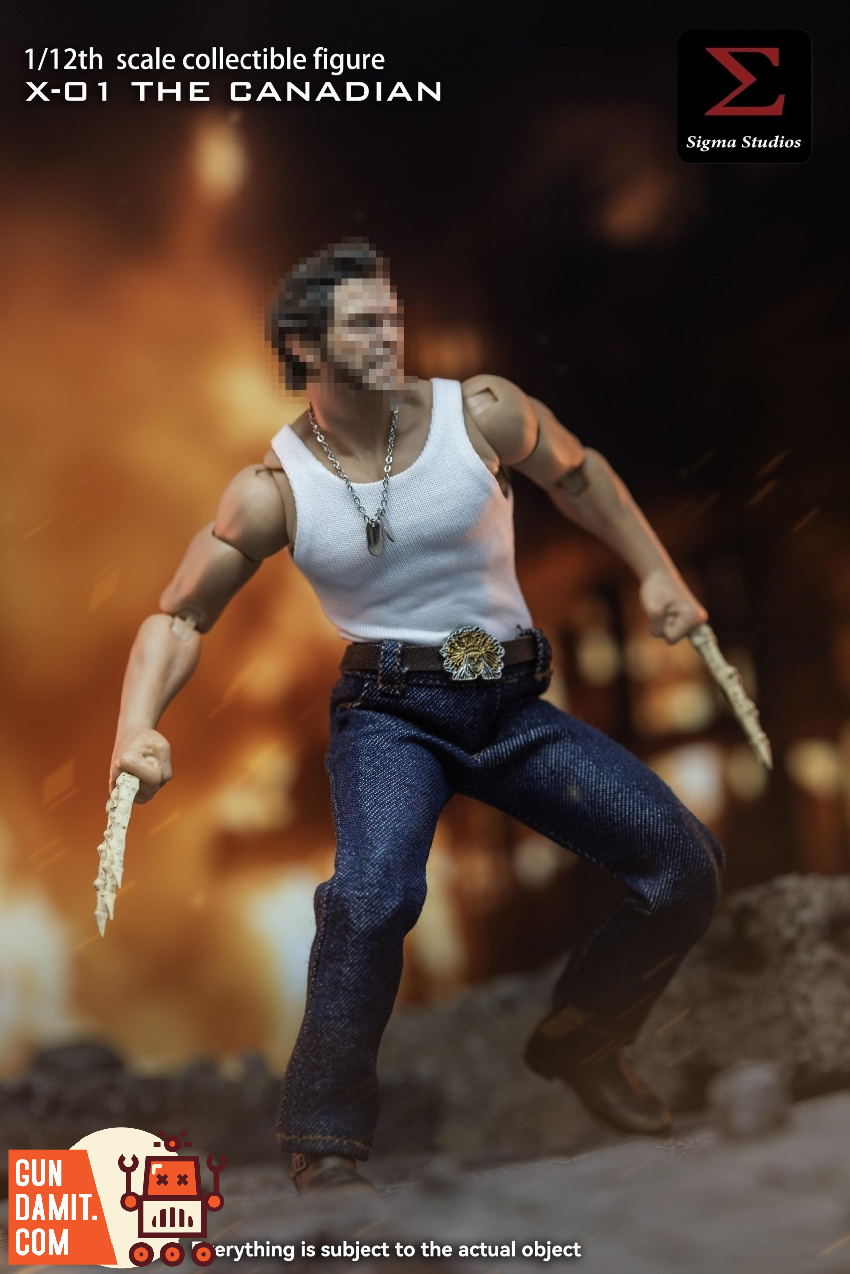 Sigma Toys X-01 The Canadian 1/12 Action Figure - pose 2 Sigma Toys X-01 The Canadian 1/12 Action Figure - pose 2