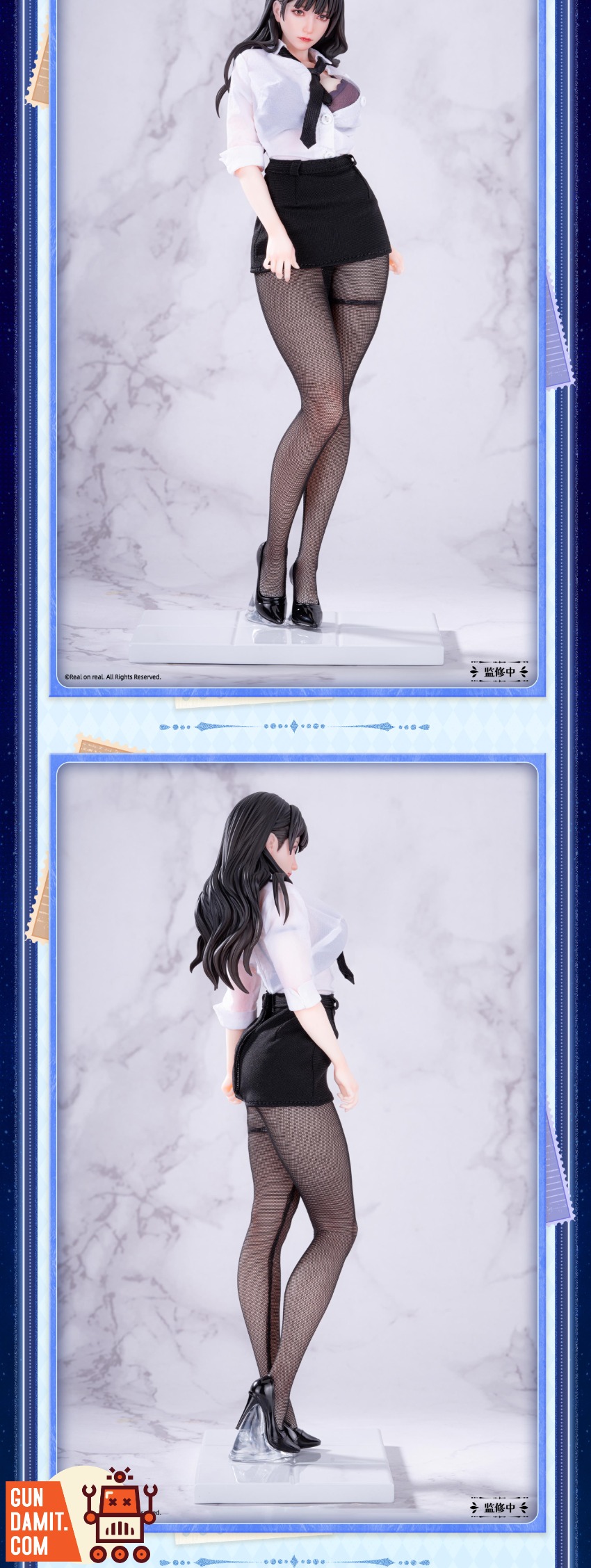 Real on Real 1/6 Teacher Real Fabric Outfit Figure - side view ROR-TEACHER-RFO Real on Real 1/6 Teacher Real Fabric Outfit - side view
