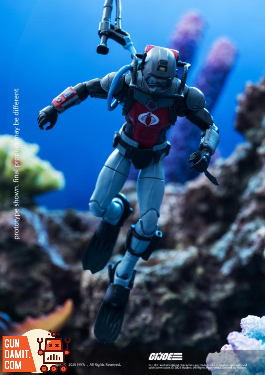 EMG0458 G.I.Joe Venom Eel - view 9 Hiya Toys EMG0458 G.I.Joe Venom Eel - view 9