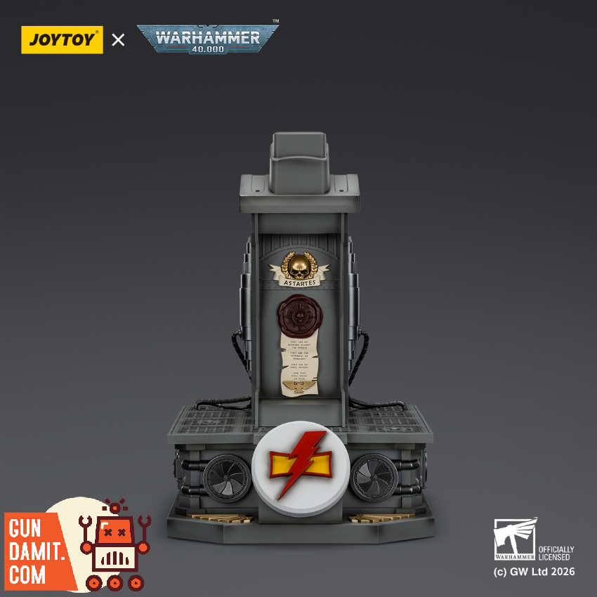 JoyToy JT04087 1/1 Warhammer 40K White Scars MkX Helmet & Display Stand - View 6 JoyToy JT04087 1/1 Warhammer 40K White Scars MkX Helmet & Display Stand - View 6