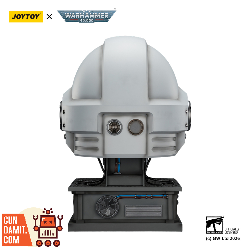 JoyToy JT04087 1/1 Warhammer 40K White Scars MkX Helmet & Display Stand - View 10 JoyToy JT04087 1/1 Warhammer 40K White Scars MkX Helmet & Display Stand - View 10