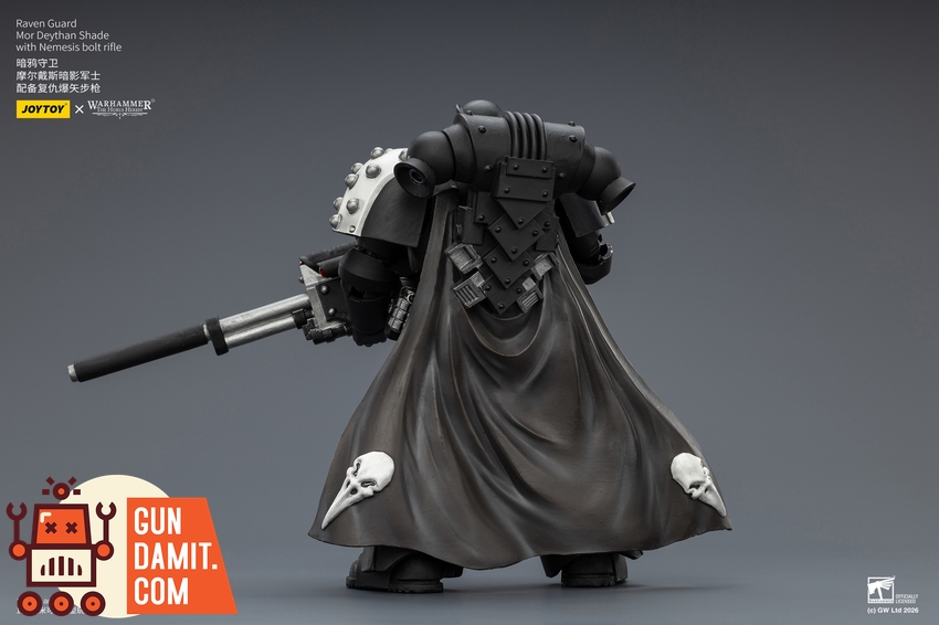 JoyToy JT03967 1/18 Warhammer The Horus Heresy Raven Guard Mor Deythan Shade with Nemesis bolt rifle - View 4 JoyToy JT03967 1/18 Warhammer The Horus Heresy Raven Guard Mor Deythan Shade with Nemesis bolt rifle - View 4