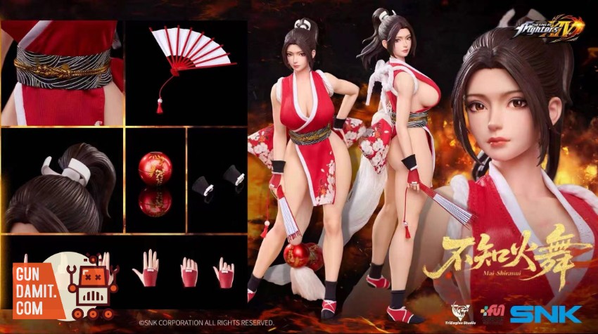 TRIEAGLES STUDIO 1/6 The King of Fighters XIV SNK Licensed Mai Shiranui Standard Ver. - View 4 TRIEAGLES STUDIO 1/6 The King of Fighters XIV SNK Licensed Mai Shiranui Standard Ver. - View 4