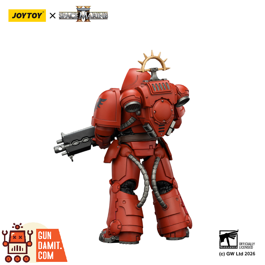 JoyToy JT03660 1/18 Warhammer 40K Game Edition Blood Angels Heavy Intercessor with Heavy Bolt Rifle and Bolt Pistol - View 7 JoyToy JT03660 1/18 Warhammer 40K Game Edition Blood Angels Heavy Intercessor with Heavy Bolt Rifle and Bolt Pistol - View 7