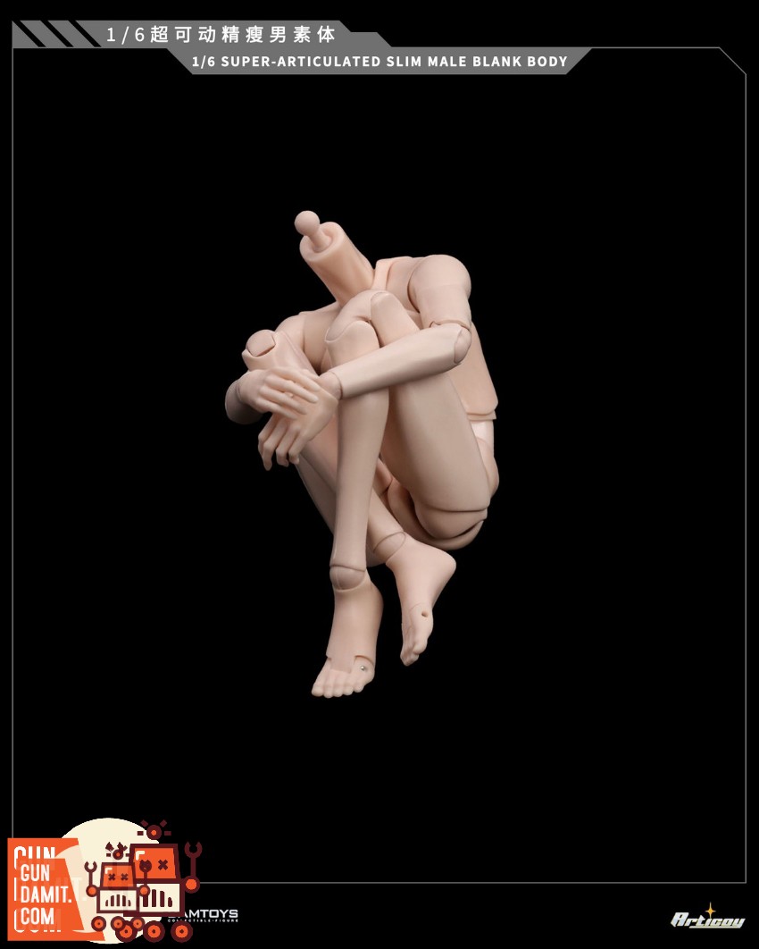 RongHuan Models 1/6 FSJB-01B Articoy Super-articulated Slim Male Body Wide Shoulder Tan Skin Ver. - View 7 RongHuan Models 1/6 FSJB-01B Articoy Super-articulated Slim Male Body Wide Shoulder Tan Skin Ver. - View 7