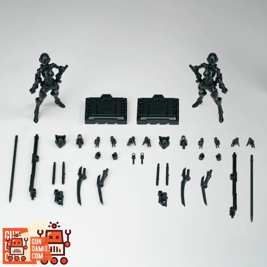 Sheik Mainland 1/18 3Min Project XenoDash Model Kits Two Per Box Metallic Black Ver. - View 12 Sheik Mainland 1/18 3Min Project XenoDash Model Kits Two Per Box Metallic Black Ver. - View 12