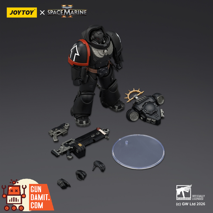 JoyToy JT03707 1/18 Warhammer 40K Game Edition Raven Guard Heavy Intercessor with Heavy Bolt Rifle and Bolt Pistol - View 5 JoyToy JT03707 1/18 Warhammer 40K Game Edition Raven Guard Heavy Intercessor with Heavy Bolt Rifle and Bolt Pistol - View 5