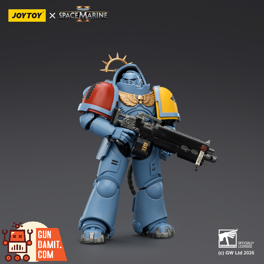 JoyToy JT03646 1/18 Warhammer 40K Game Edition Space Wolves Heavy Intercessor with Heavy Bolt Rifle and Bolt Pistol - View 3 JoyToy JT03646 1/18 Warhammer 40K Game Edition Space Wolves Heavy Intercessor with Heavy Bolt Rifle and Bolt Pistol - View 3