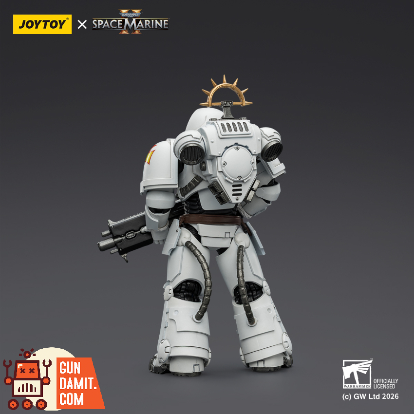 JoyToy JT03691 1/18 Warhammer 40K Game Edition White Scars Heavy Intercessor with Heavy Bolt Rifle and Bolt Pistol - View 2 JoyToy JT03691 1/18 Warhammer 40K Game Edition White Scars Heavy Intercessor with Heavy Bolt Rifle and Bolt Pistol - View 2