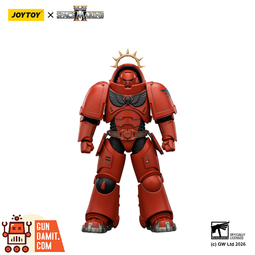 JoyToy JT03660 1/18 Warhammer 40K Game Edition Blood Angels Heavy Intercessor with Heavy Bolt Rifle and Bolt Pistol - View 6 JoyToy JT03660 1/18 Warhammer 40K Game Edition Blood Angels Heavy Intercessor with Heavy Bolt Rifle and Bolt Pistol - View 6